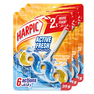 Harpic Active Fresh Sparkling Citrus Toilet Block