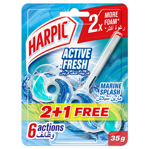 Harpic Active Fresh Marine Splash Toilet Block