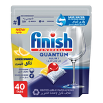 Finish Powerball Quantum Lemon Sparkle All In 1 Dishwasher Detergent Capsules