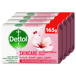 Dettol Skincare Anti-Bacterial Soap With Rose & Sakura Blossom Scent