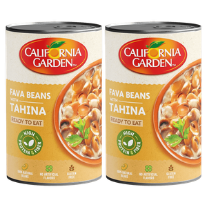 California Garden Fava Beans With Tahina