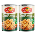 California Garden Peeled Fava Beans With Hommos & Olive Oil