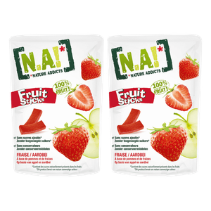 Nature Addicts Strawberry & Apple Fruit Sticks