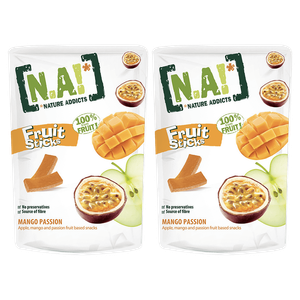Nature Addicts Mango, Passion Fruit & Apple Fruit Sticks