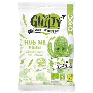 Not Guilty Hug Me Please Organic Sour Fruit Gums
