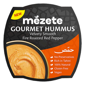 Mezete Fire Roasted Red Pepper Gourmet Hummus