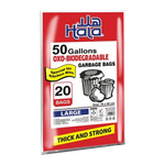 Hala Biodegradable Garbage Bags - 50 Gallon
