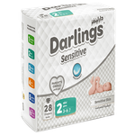 Darlings Sensitive Skin Size 2 Mini Diapers - (3-6 kg)