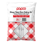 Papco Cutlery Set - Transparent