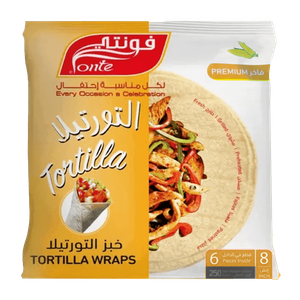 خبز التورتيلا الذرة من فونتي