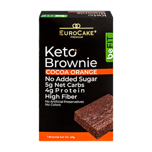 Euro Cake Cocoa & Orange Keto Brownie