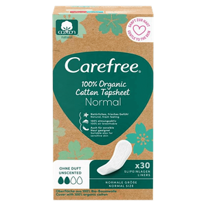 Carefree Organic Cotton Pantyliners