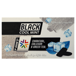 علكة سوداء بنكهة النعناع الباردة من في-جمز