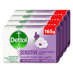 Dettol Sensitive Skin Anti-Bacterial Soap With Lavender & White Musk Scent