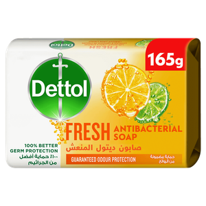 Dettol Fresh Antibacterial Soap With Citrus & Orange Blossom Scent