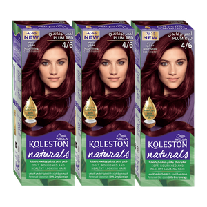 Wella Koleston Naturals Plum Red Hair Dye - No. 4/6