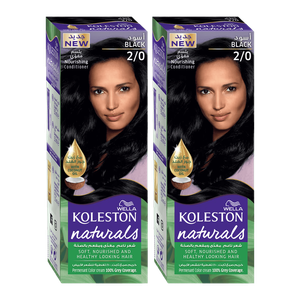 Wella Koleston Naturals Black Hair Dye - No. 2/0