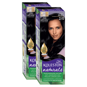 Wella Koleston Naturals Black Hair Dye - No. 2/0