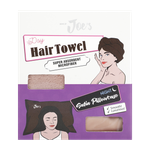 Done By Joe's Hair Towel & Satin Pillow Case Set - Caramel
