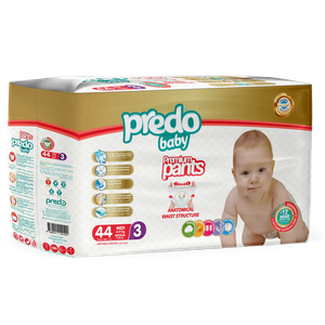 Predo Size 3 Baby Pants Diapers - (4-9 kg)