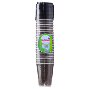 Papco Rippled Paper Cups With Lids