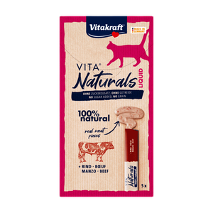 Vitakraft Vita Naturals Beef Liquid Cat Snack Food