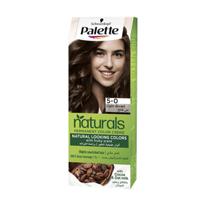 Palette Naturals Light Brown Permanent Color Cream - No. 5-0