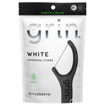 Grin Charcoal Floss Pick