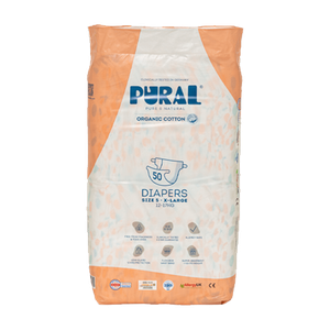 Pural Pure & Natural Organic Cotton X-Large Diapers - (12-17 kg)