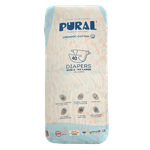 Pural Pure & Natural Organic Cotton 2X-Large Diapers - (15-23 kg)