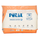 Pural Pure & Natural Organic Cotton X-Large Pull Up Diapers - (12-17 kg)