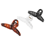 Madame Barbara Glossy Twisted Hair Claw Clips