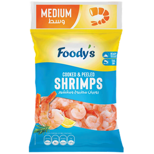 Foody’s Medium Peeled Shrimps Tail On
