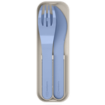 Monbento Pocket Plastic Cutlery - Blue