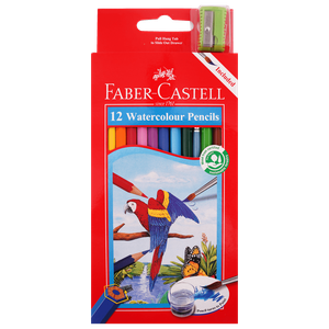 Faber Castell Watercolor Pencils & Sharpener