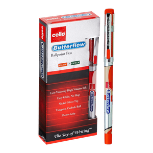 قلم حبر بلون أحمر من تشيلو - 0.7 م