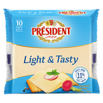 President Light Cheese Slices