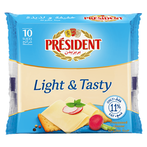 President Light Cheese Slices