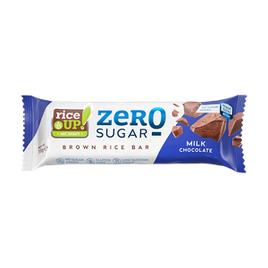Rice Up Zero Sugar Milk Chocolate Brown Rice Bar
