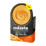 Mezete Fire Red Pepper Hummus With Breadsticks