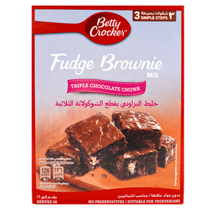 Betty Crocker Triple Chocolate Chunk Brownie Mix