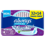Always Cool & Dry Maxi Thick Large Pads With Wings