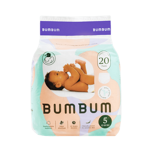 BumBum Size 5 Organic Bamboo Compact Pants - (12-18 kg)
