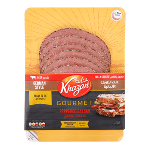 Khazan Gourmet German Style Beef Peppered Salami