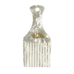 Hair Essentials Hair Pick - Pearl