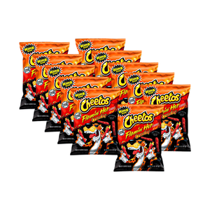 Cheetos Flamin' Hot Cheese Crunchy Corn Puffs