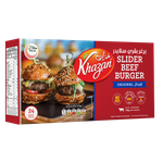 سلايدر برجر بقري مجمد من خزان