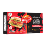 Khazan Frozen Chicken Burger Slider With Japanese Breadcrumbs