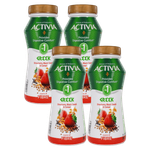 Activia Strawberry With Black Seeds & Cereal Drink