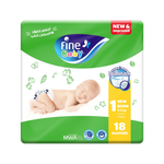 Fine Baby Size 1 Newborn Diapers - (2-5 kg)